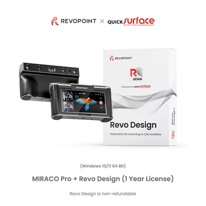 Revopoint MIRACO - Standalone 3D Scanner for Small to Large Objects Scanner